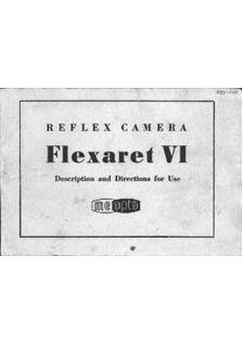 Meopta Flexaret 6 manual. Camera Instructions.